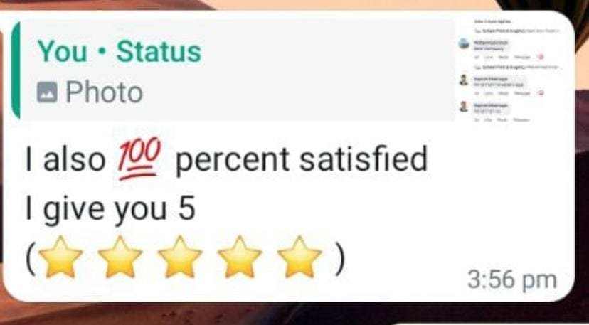 Customer review